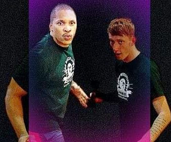 PROWRESTLINGCO4's tweet photo. I don't always pose for pictures in my pro wrestling Community T-Shirt. But when I do, BLUE STEEL 😂 #bluesteel @KangarooJackso1 @The1ChrisRose https://t.co/vCxhR605en