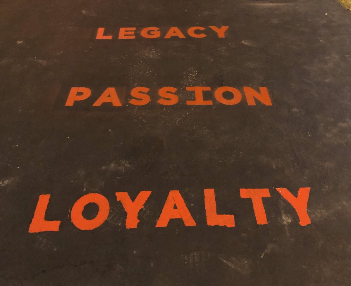 Seniors...one last time on Alumni Field. #SeizeTheMoment