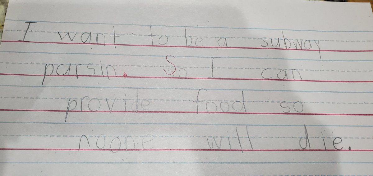 GKimmigration's tweet photo. @SUBWAY Check it out.  She really, really wants to work @ Subway #goals. #FutureSandwhichArtist @SubwayListens https://t.co/Zcnf1vsHoL