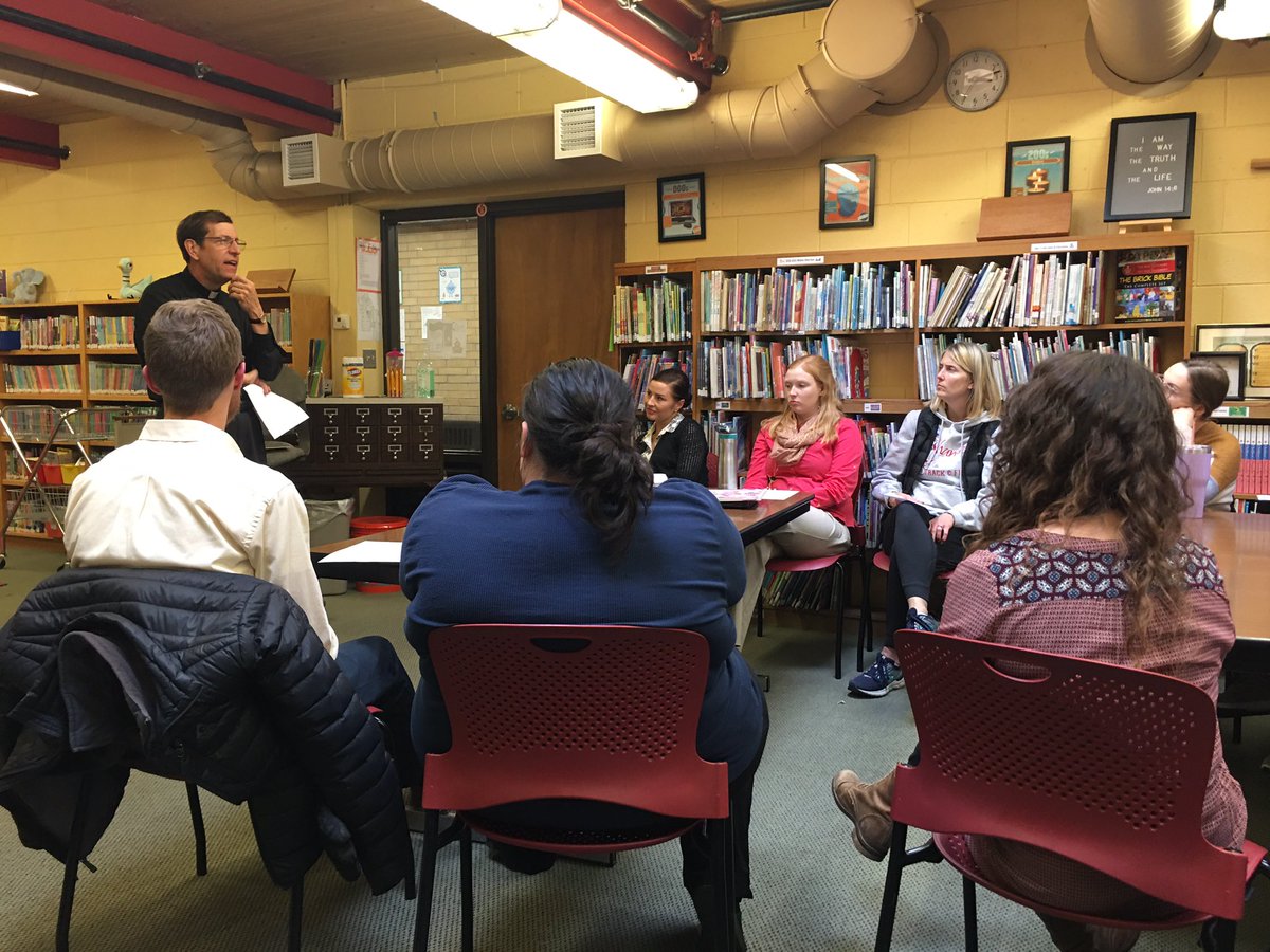 Thank you to Fr. Bill for talking with us about about All Hallows’ Eve, All Saints Day and All Souls Day during PLC yesterday.  #virtuouslife