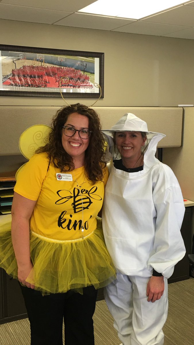 Just a bee and her bee keeper!