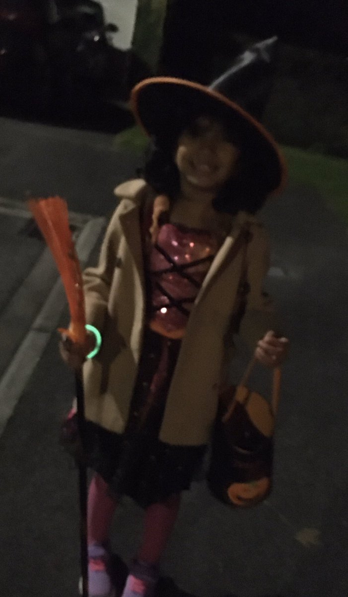 Day 8- #trickortreating with this little witch! #HappyHalloween #10daysofhappiness