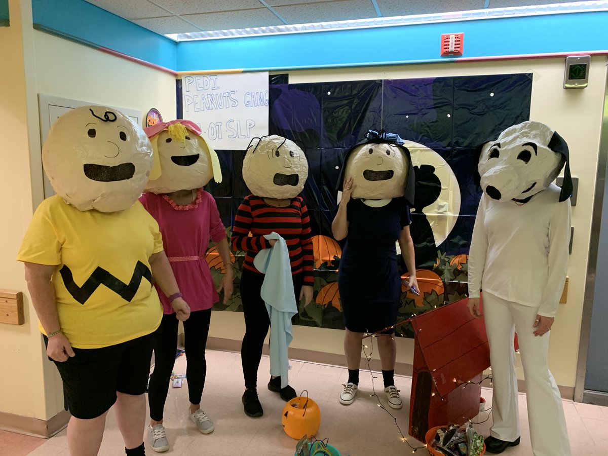 SmilowCancer's tweet photo. Happy Halloween🎃from just a few of our many caring heroes who dressed the part today to share in the fun with our littlest patients! #halloween2019 @YNHH @YaleCancer @YaleMed https://t.co/9ouavlH0ew