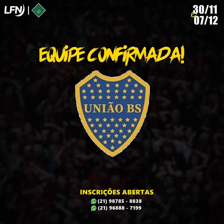 LF_Niteroi's tweet photo. UNIÃO BS CONFIRMADO!

A equipe do União BS, não perdeu tempo e já se inscreveu para participar da Copa Relâmpago de Futsal. E você tá esperando o que? Monte sua equipe e venha também fazer parte dessa competição. Vagas Limitadas!

#LFN #CopaNiteroi #Futsal #Niteroi #SãoGonçalo https://t.co/FEJfaunGxN