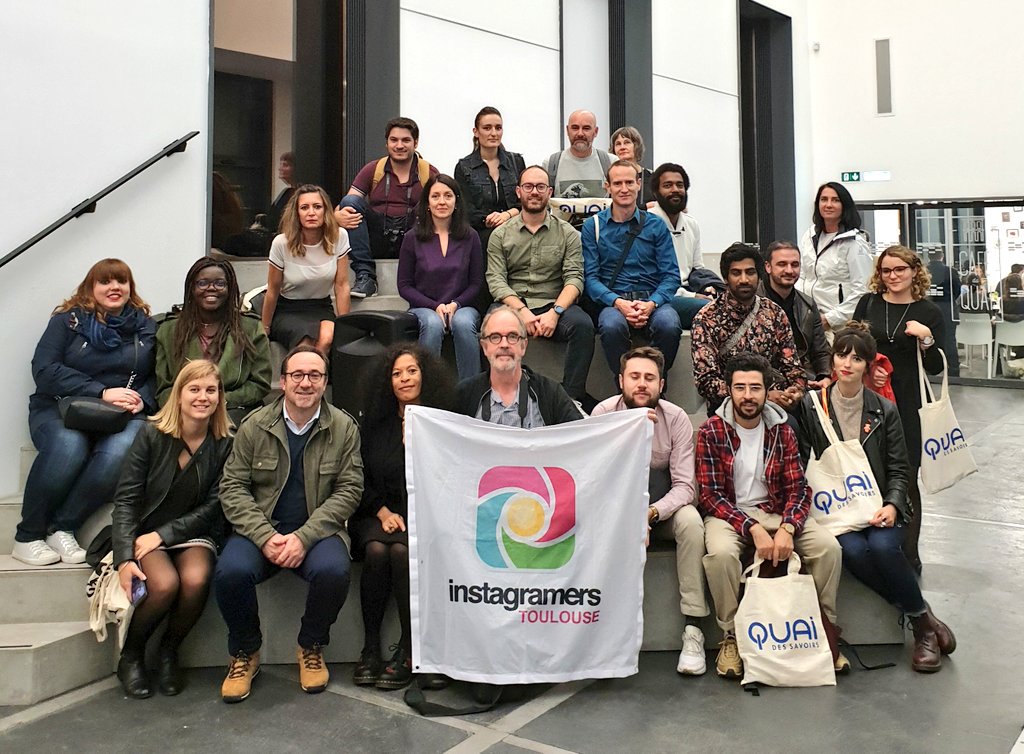 QuaiDesSavoirs's tweet photo. ➡️ Lancement de #Platonium pour les #80ansCNRS @CNRS avec @CNRS_Toulouse, à admirer durant Lumières sur le Quai  #QuaidesSavoirs #LSQ2019 !

On a accueilli à cette occasion notre 1er #InstaMeet avec les @IgersToulouse ⏩ photos à suivre sur Instagram avec #igerstlse_platonium ! https://t.co/xEGBAI3vcW