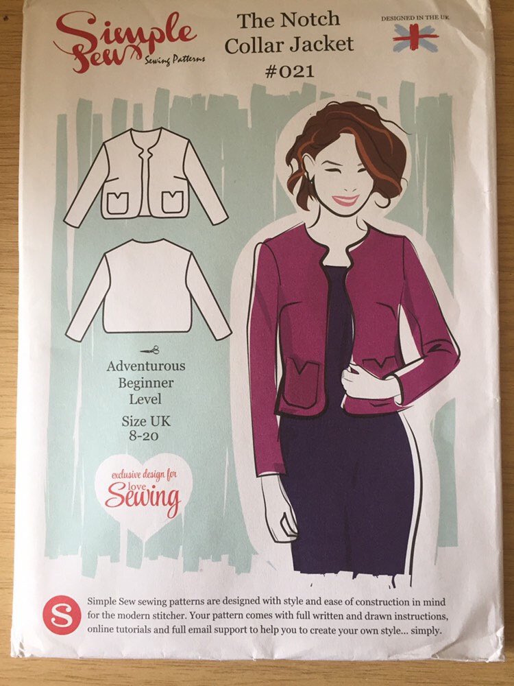 WatsonsVintage's tweet photo. Excited to share this item from my #etsy shop: Uncut Simple Sew Sewing Pattern The Notch Collar Jacket in sizes 8-20 -Ladies Jacket - SewingPattern - Adventurous Beginner Level https://t.co/KHBCSu1mZn #TheNotchCollarJacket #SimpleSew #SewingPattern #AdventurousBeginnerPattern https://t.co/4KoTYS9Qgr