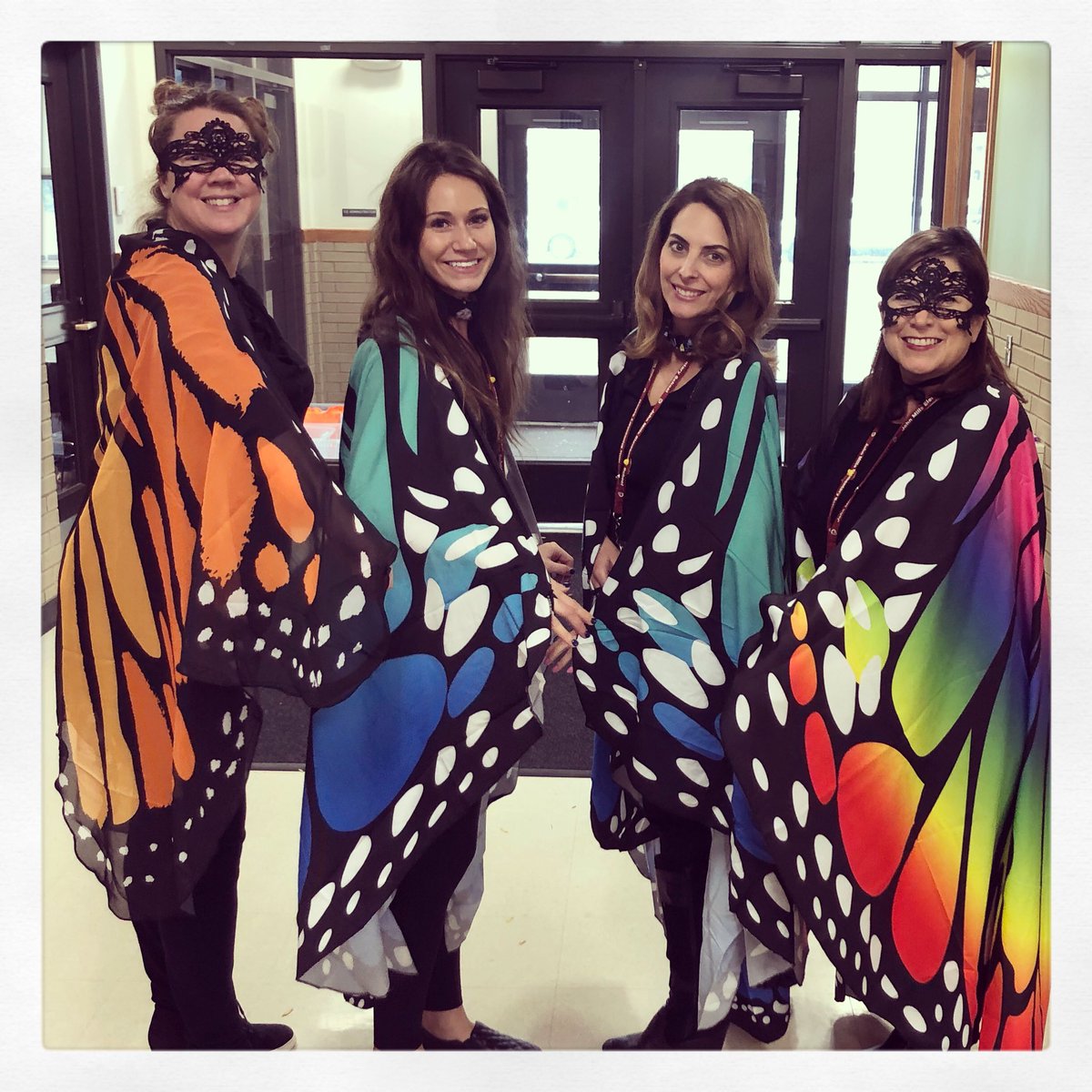 SageMrs's tweet photo. Happy Halloween from Team 4! 🦋🧡👻 https://t.co/1hBvntMBct