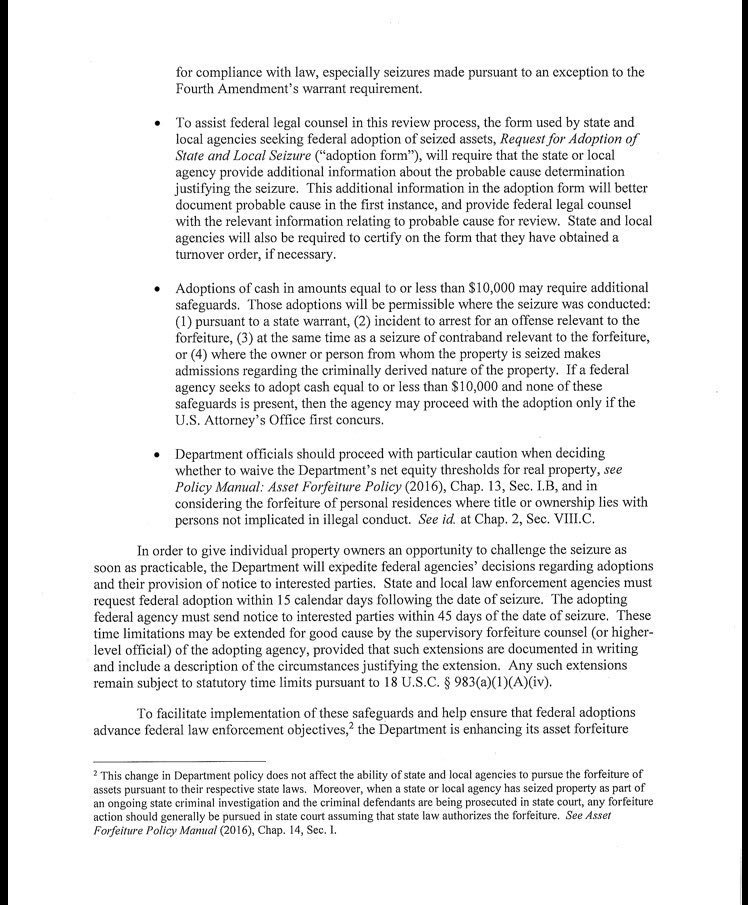 He and Sessions were very proud of this very not libertarian directive.