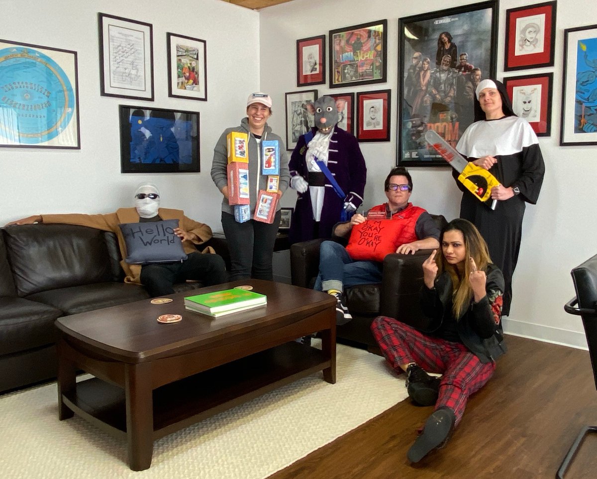 A Very Doom Patrol Halloween... #LarryTrainor #DannytheStreet #AdmiralWhiskers #JeremyCarver #NunWithaChainsaw #CrazyJane