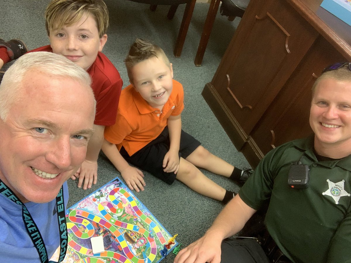 Made time to engage in a serious game of Candy Land with a Student and his mentor. Thanks to <a href="/DeputyRen/">Deputy Renczkowski</a> for being a positive role model!
#positivesupports #manateesmakeithappen #MakingItHappen
