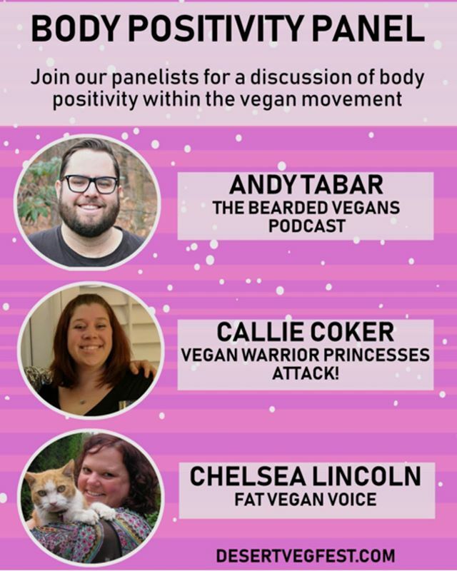 VEGCHELLA's tweet photo. Join Andy, Callie and Chelsea for the Body Positivity Panel taking place on December 7th @ 1PM 🐮 https://t.co/aV6RkUlMZ5