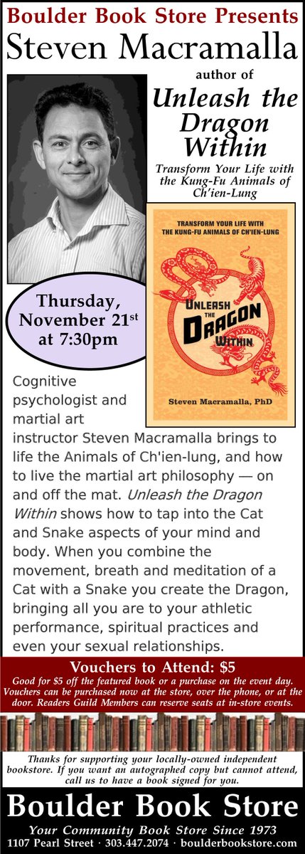 6animalskungfu's tweet photo. @CoHoweekly you guys may be interested in this -- how kung-fu animals are really used in martial arts, movement and life! #BoulderLife
@NAtlanticBooks https://t.co/I5cSTbSVCi