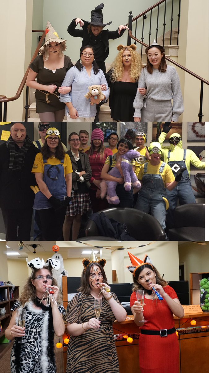 LinamarCorp's tweet photo. Happy Halloween! Here at Linamar we got in the costume spirit, check out our spooktacular costumes! What are you/your kids dressing up as this year? #TrickorTreat #Halloween2019 #officecostumes #linamarlife https://t.co/JM25RDvSbO