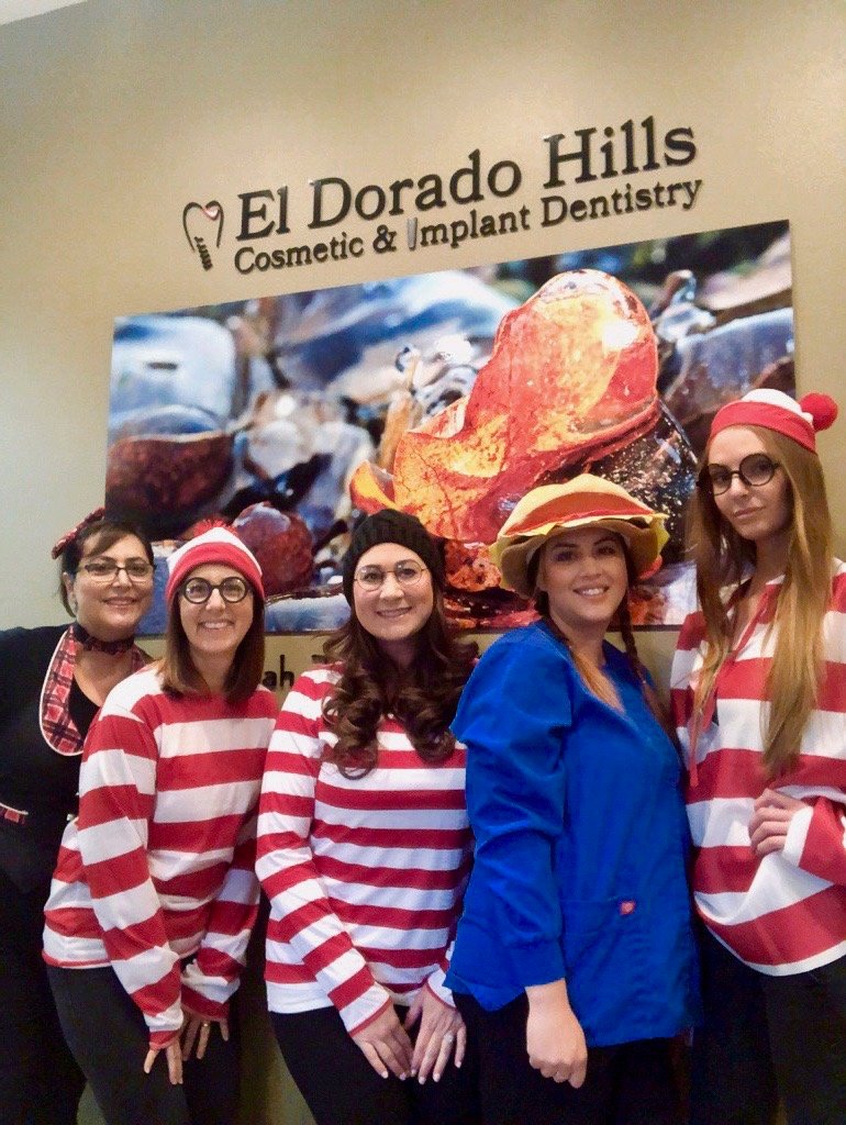 Happy Halloween from all of us here at El Dorado Hills Cosmetic &amp; Implant Dentistry. We hope everyone has a safe and spooky day! #happyhalloween #whereswaldo #theking #eldoradohills #spooktacular #edh