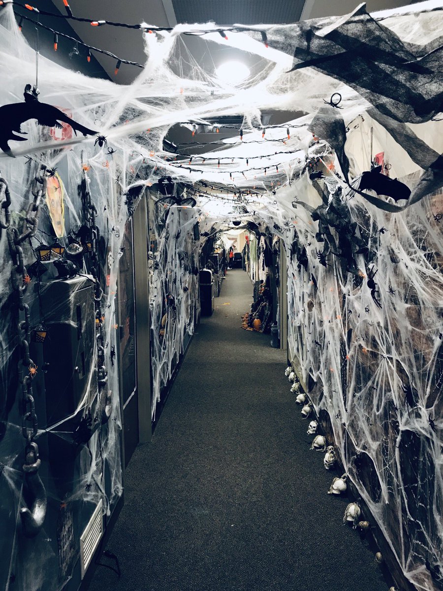 rosebrookskc's tweet photo. #HappyHallowen! We take a lot of things very seriously. One of them is making sure the kids living in shelter have a safe trick or treat time, including an entire closet of donated costumes! We trick or treated yesterday after school. 
#spookyhallways #WeGetIntoThis #OnePieceLeft https://t.co/qenhWW8ZHy