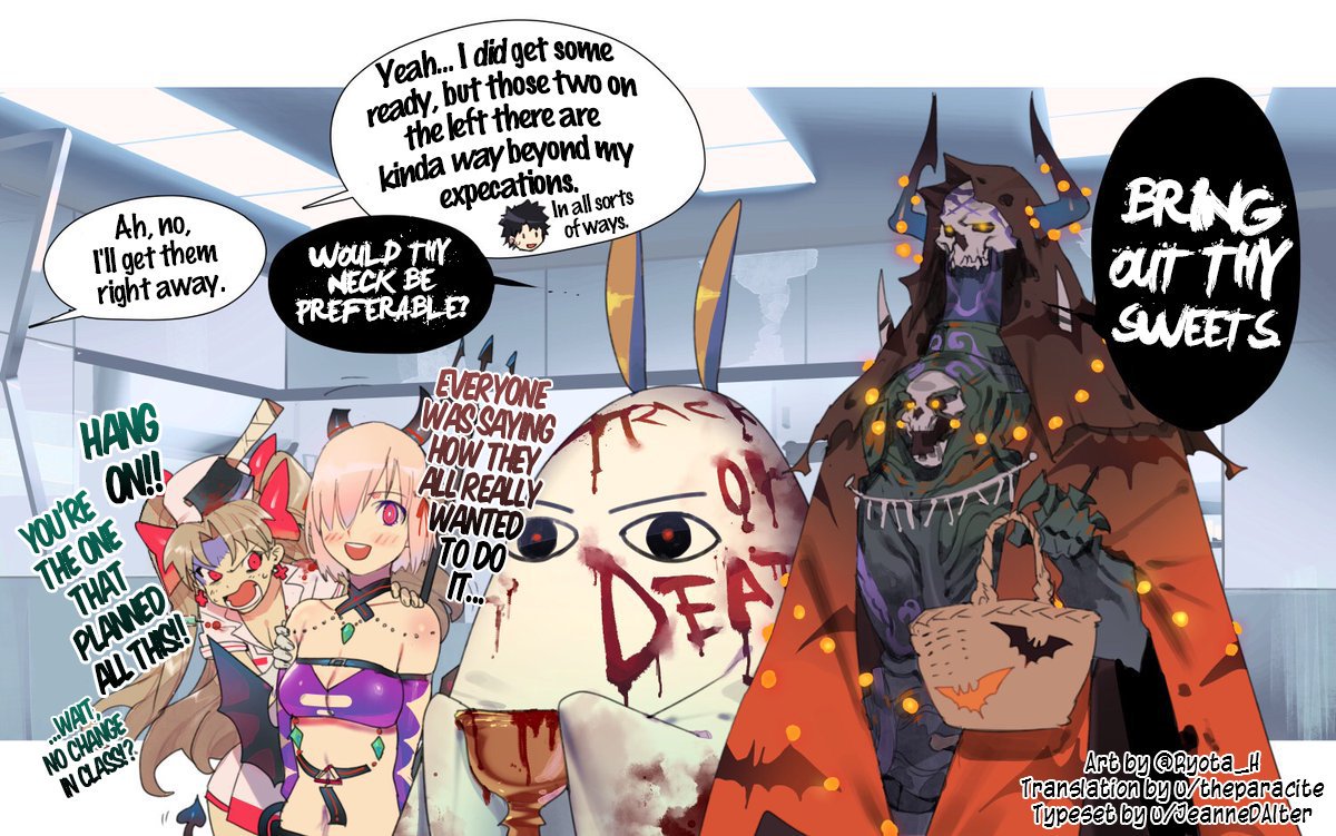 R Grandorder Happy Halloween From Ryota H Translated Fgo T Co 6kspwdnmyx