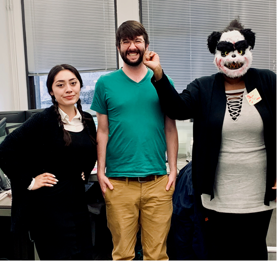 Probably more TRICKS than treats for Shaggy when he's around Wednesday &amp; a Purger. Our employees are more than excited for today. #HappyHalloween from Hotel Compete.