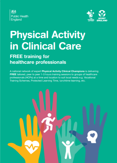 annalowephysio's tweet photo. Physical Activity Clinical Champions training from @PHE_uk 
Email us for more details https://t.co/Z6GBJv3ard