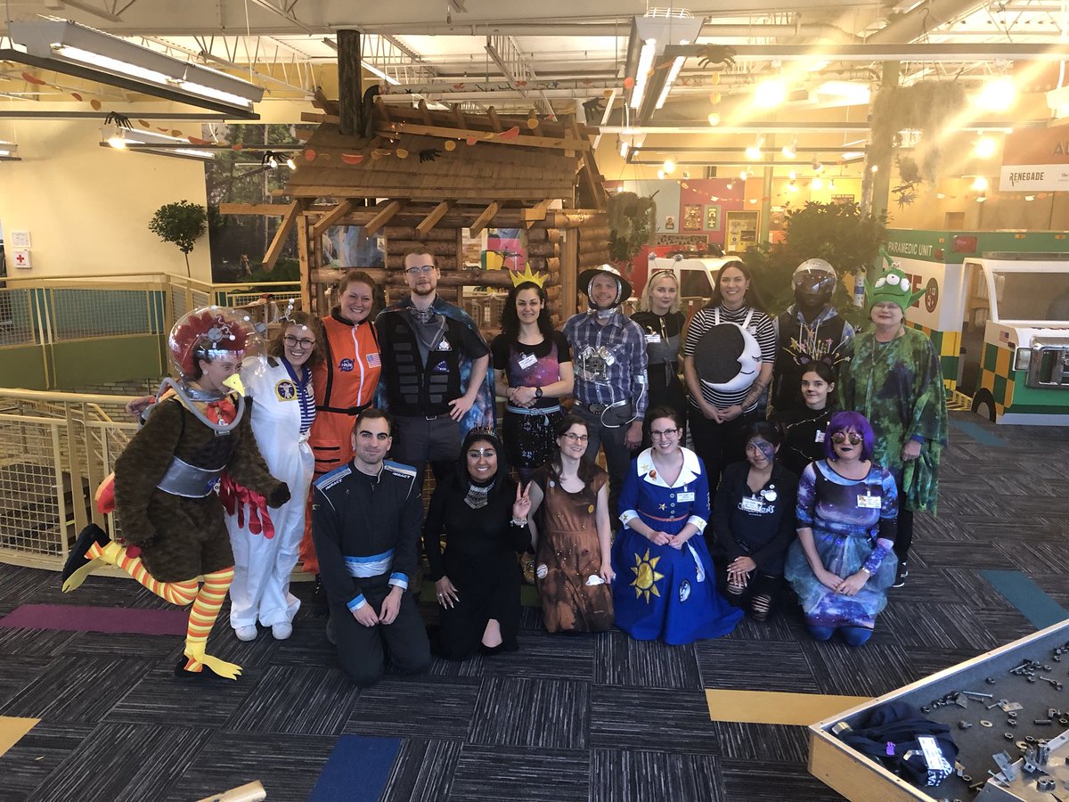 We’re all ready for our 5–8pm Halloween party! We even have tents outside to shelter you from the weather. See you soon for trick-or-treating, spooky environments, and plenty of slime. Admission is $1.75.