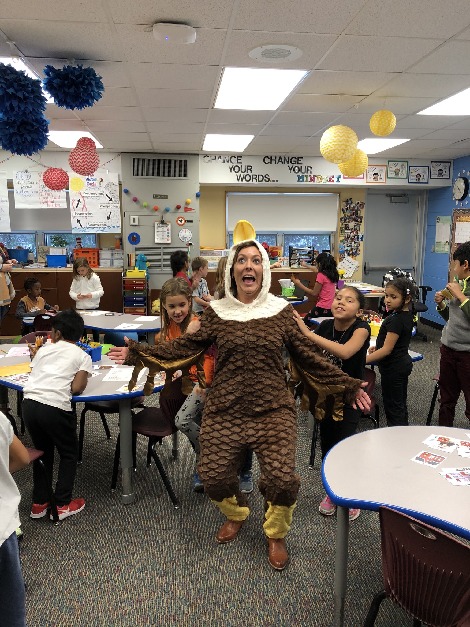 Glenn Elementary on Twitter "Glenn Eagle showed up today. https//t.co