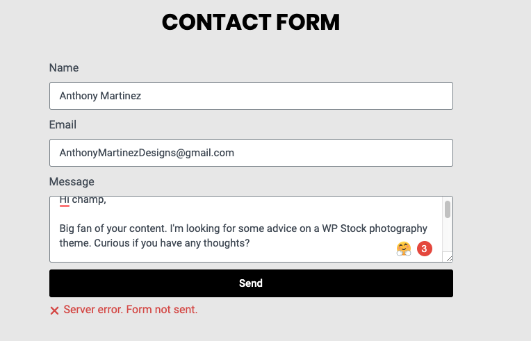 DesignerAnthony's tweet photo. Hi #wpdarrel, friendly notice about server error on your website. https://t.co/m9KBol5oiM