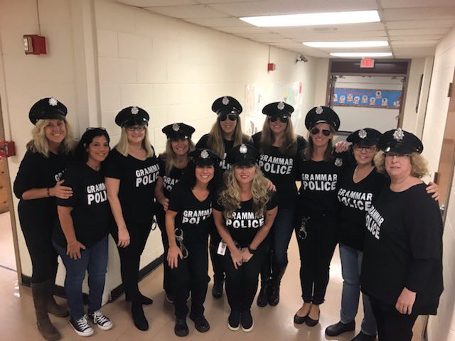 MrsHoullier's tweet photo. The Grammar police made a stop at Wayside today to “serve and correct”! #waysiderocks #wing3 https://t.co/NyfEaDYcPV