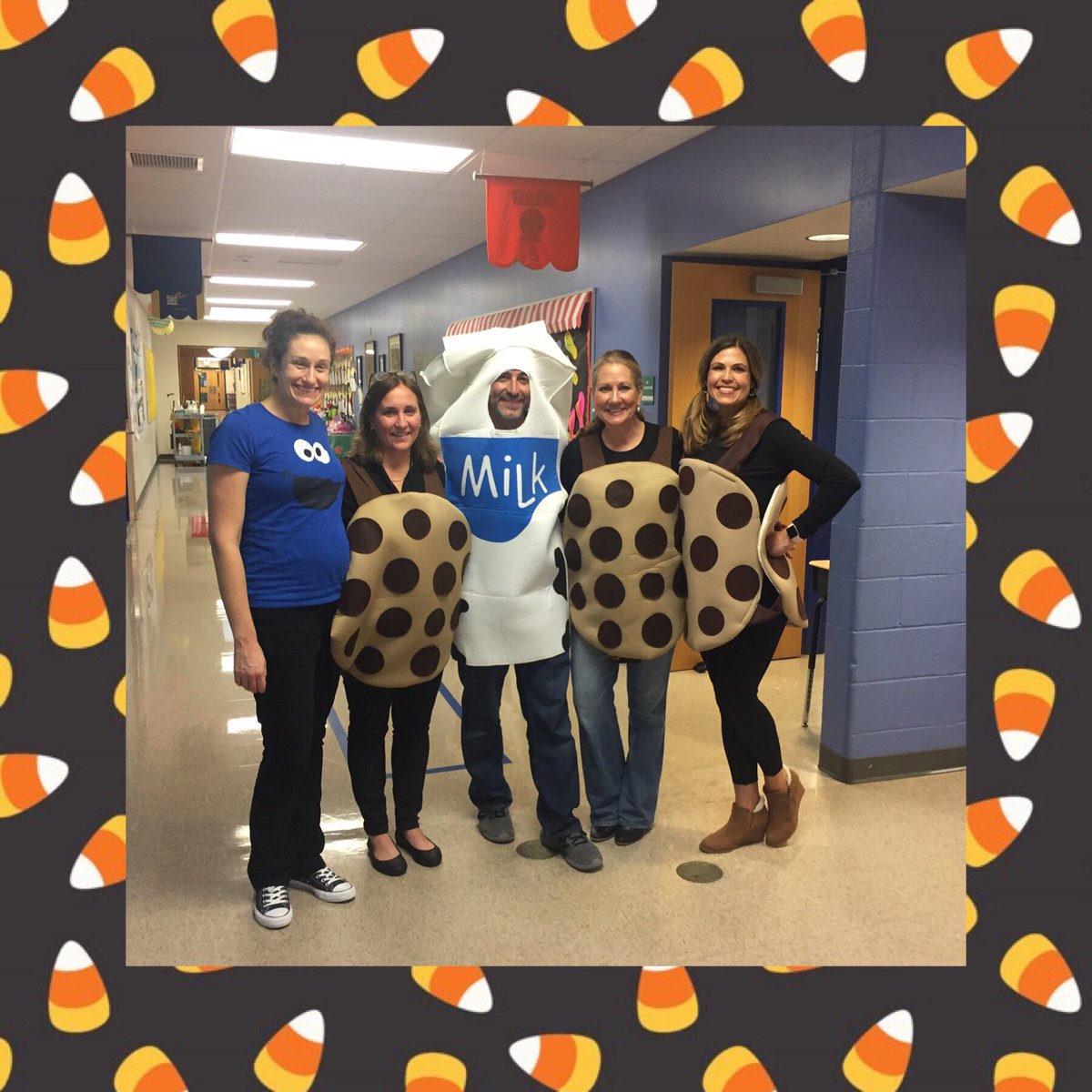 We go together like cookies and milk! Happy Halloween! 🍪 🥛 🎃 @NHS_LES #LittlestLions #NHSSD