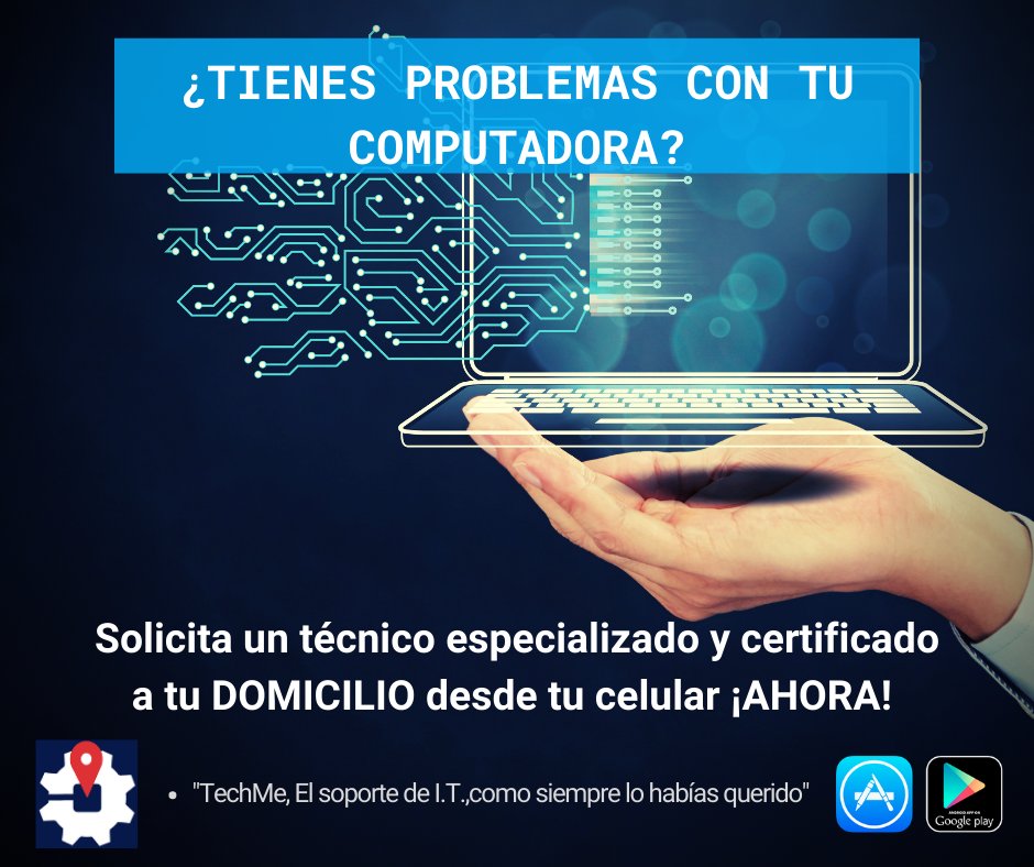 TechmeSupport's tweet image. Solicita Soporte Técnico desde tu celular!

Descarga ahora Android: play.google.com/store/apps/det……

Descarga ahora iOS:
apps.apple.com/mx/app/techme/…
