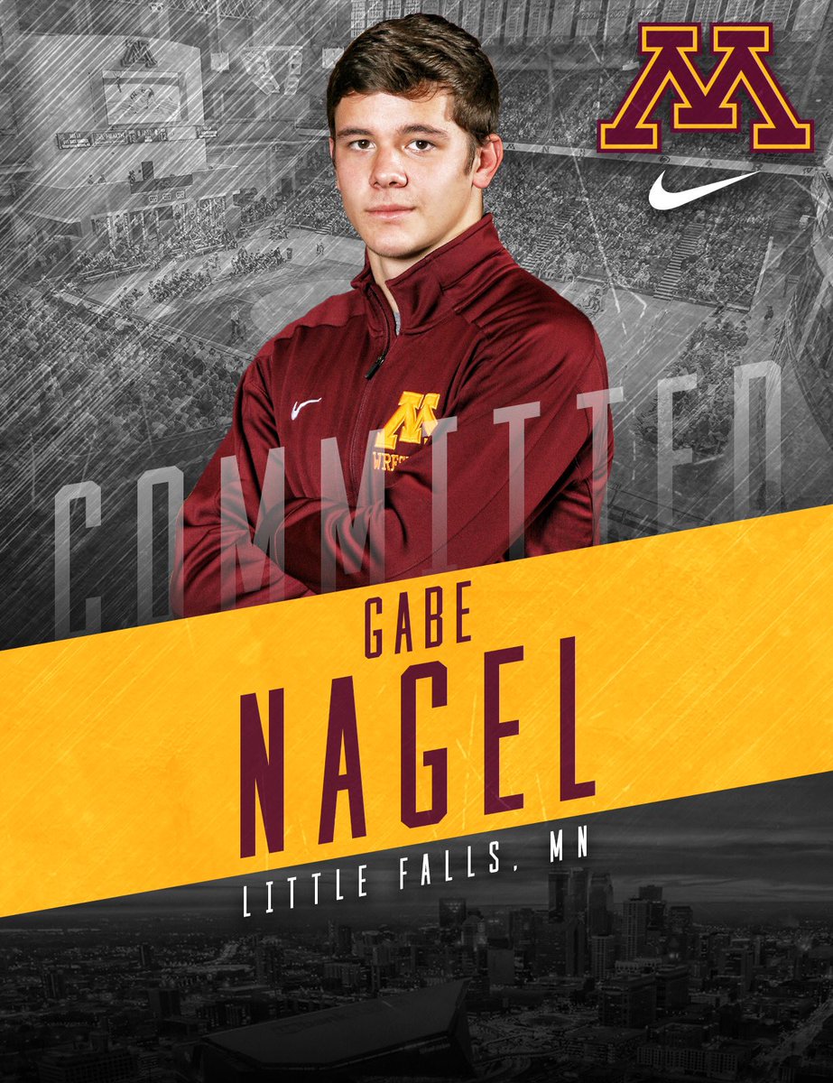 We are proud to announce that junior Gabe Nagel has verbally committed to the University of Minnesota Golden Gophers!Gabe will be participating in Wrestling for the NCAA Division I Gophers.   Gabe is the son of Todd and Jenae Nagel of Little Falls.  #FlyerPride