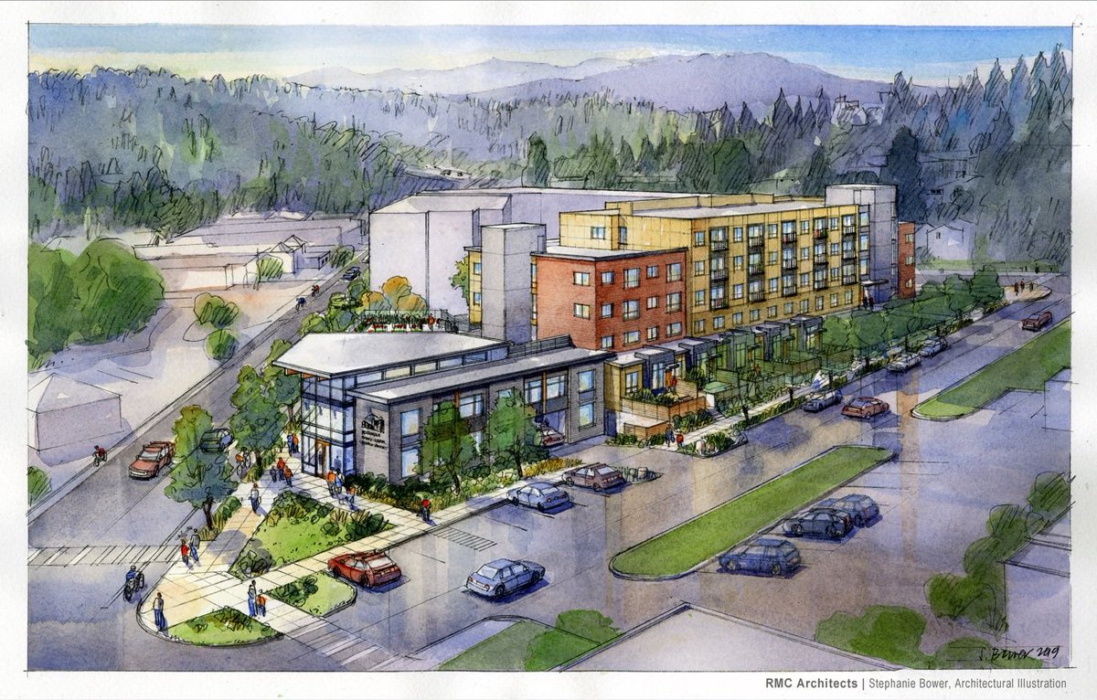 RMC_Architects's tweet photo. Many #community leaders and #neighbors were on hand at the #Groundbreaking Ceremony for Samish Commons, #Bellingham Housing Authority's #redevelopment of the former Aloha Motel site in the Samish Way Urban Village District. Congrats to all groups involved!
#rmcprojects https://t.co/WxjMc78qmP
