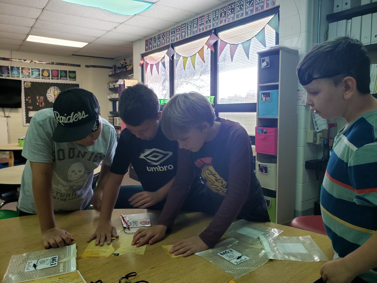 anhawkinson's tweet photo. Our Pirate Mystery Escape Room was a huge success! Ss worked together &amp; solved comprehension mysteries to get the keys, open the chest, &amp; escape the classroom! They are begging for another! #EscapeRoom #ClassroomFun #halloween2019 #Pirates https://t.co/iSbwCnoYuZ