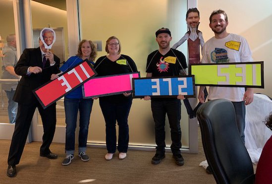 lmwst36's tweet photo. COME ON DOWN! #UCDavis
#OfficeHalloween @ucdavismba #PriceIsRight #SorryDrew
Marcom team FTW - Most Creative Costume https://t.co/CvtNdhS7ID