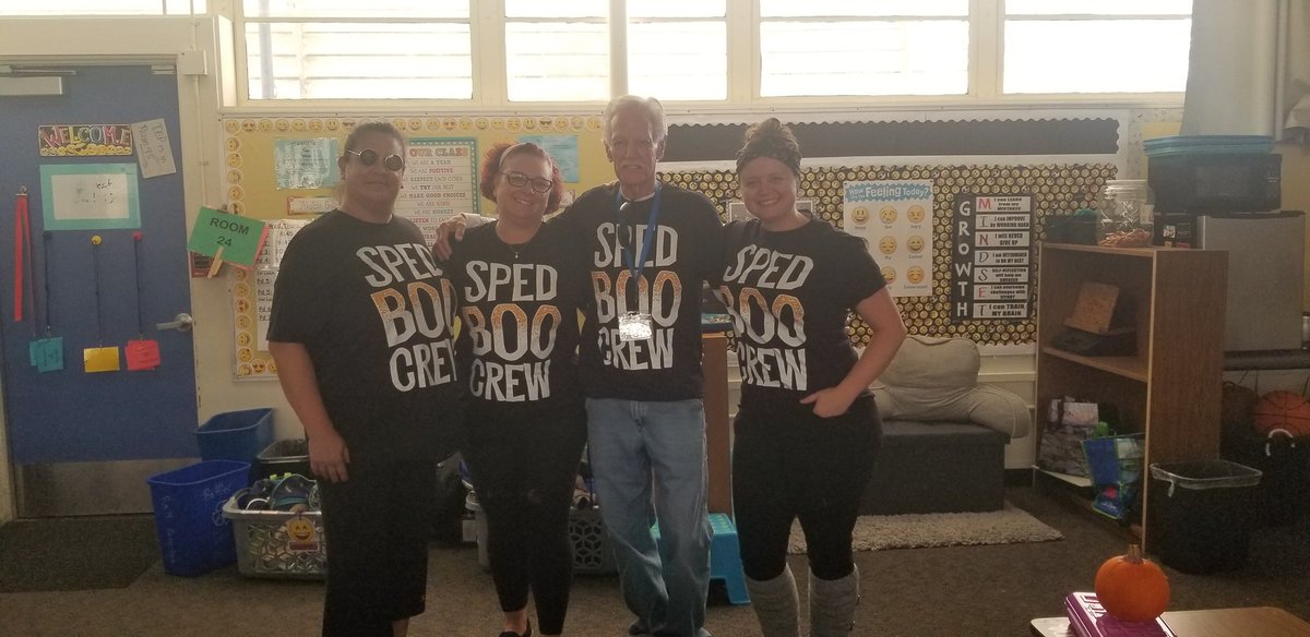 Celebrating Halloween the only way we know....#halloween2019 #SPEDBOOCREW <a href="/SVAEagles/">Spring Valley Academy</a>