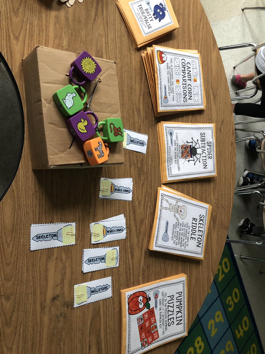 MrsOneill_2nd's tweet photo. We had the BEST afternoon! We did a math escape room. The students escaped with 21 minutes and 41 seconds left (were given 60 minutes). They absolutely LOVED learning and continued to ask if we could do this all the time!! #learningisfun #escaperoom #mathedition https://t.co/7S9gxLUudk