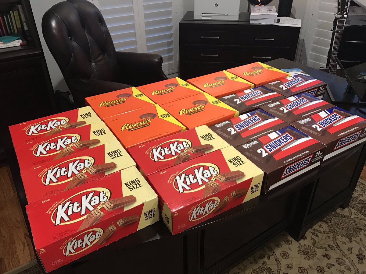 When roughly 10% of your town visits your house on #halloween, you need to be prepared. For the #advisors out there, are your clients properly #budgeting for the holidays? Also, which would you take: <a href="/KITKAT/">KITKAT</a> <a href="/SNICKERS/">SNICKERS</a> <a href="/reeses/">REESE'S</a> ?!?!