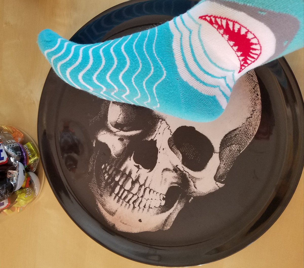 Shellsville's tweet photo. @SockMonth is coming for your candy https://t.co/fO5JCeUaaH