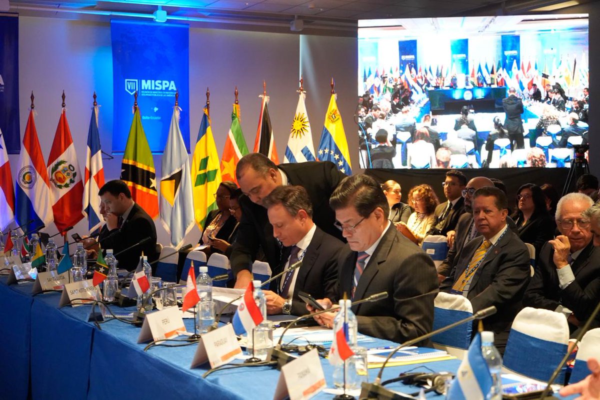 JeanARodriguezS's tweet photo. En nombre de la @ProcuraduriaRD y de República Dominicana es un honor asistir a esta reunión y ser elegido para presidir el Grupo Técnico Subsidiario sobre Prevención de la Delincuencia, la Violencia y la Inseguridad de la @OEA_oficial para mejorar la seguridad de nuestros países https://t.co/WPsb6UxoYp