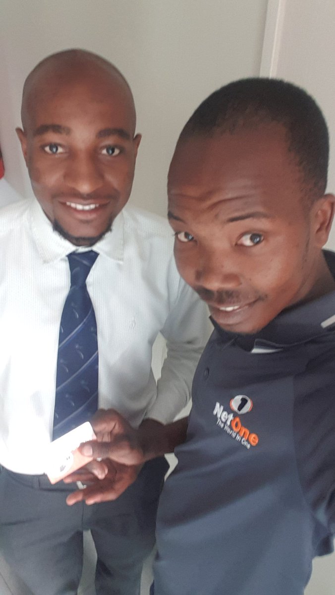 maxiemakumuchah's tweet photo. A step a day! We continue preaching the true Gospel of a network that #Delivers. After hearing the gospel @OliverMatsokoto just #MovedOver to @NetOneCellular . I just gave him a @OneMoneyZw debit card for free, for his added convenience. Who is next? DM me... https://t.co/BuWhlCHr9h