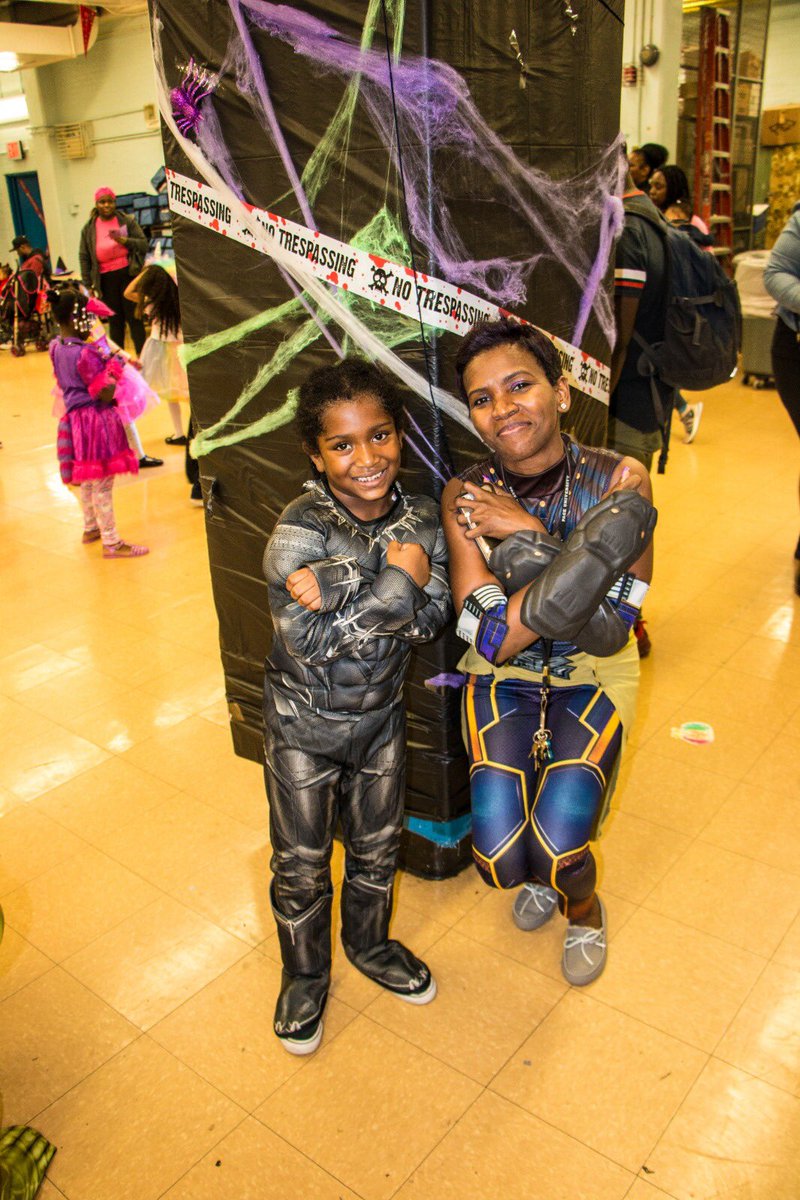 Ps161k's tweet photo. #HappyHalloween from the Students and staff @Ps161k #fallfrolic #Maleficent @Philton73287848 @IClarenceEllis @SheneanL @PS161PTA @Vote_Richardson https://t.co/7T54W3sSwI