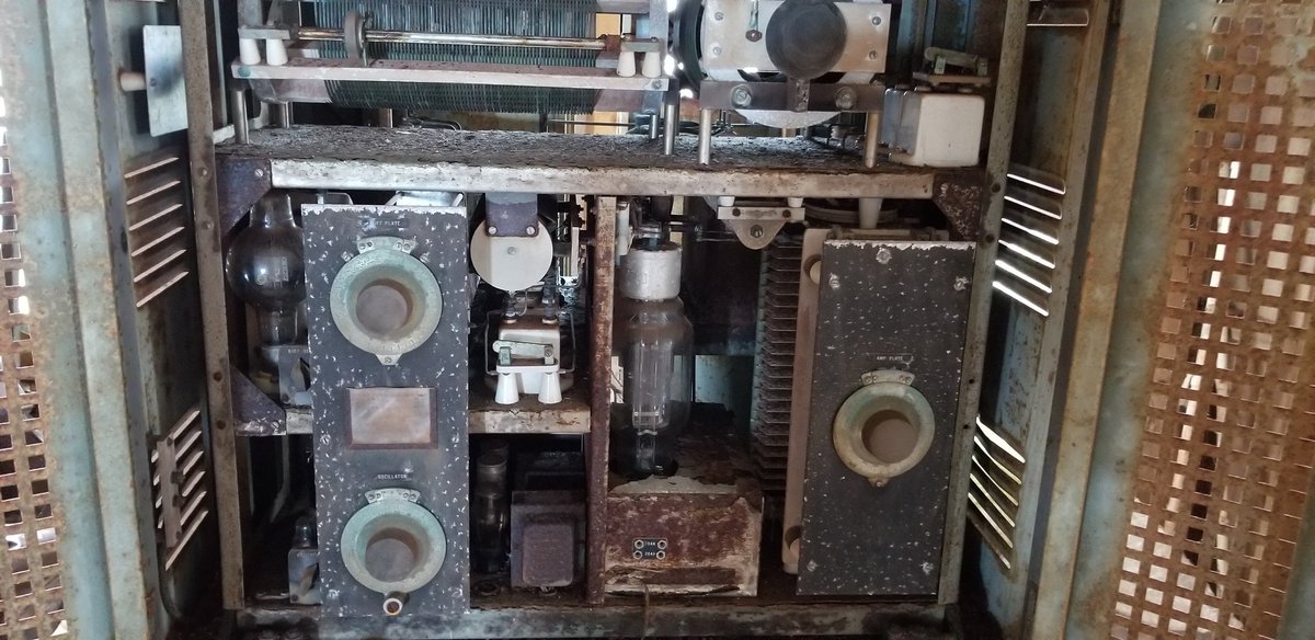 2019Island's tweet photo. VP6R log has been updated on ClubLog. 
https://t.co/Z5I1AGTEX5
Last QSO in database: 
2019-10-31 15:18:51

An old transmitter in the radio station. https://t.co/MvsBR3MsD2