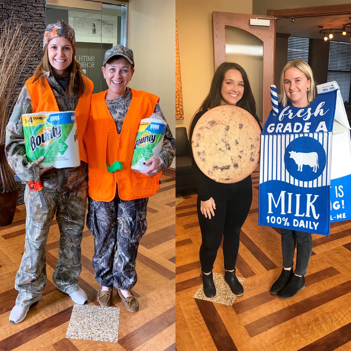 SmithMillsLaw's tweet photo. The winners of our annual costume contest! Happy Halloween 🎃
#BountyHunters
#MilkandCookies
#SmithMills
#HappyHalloween https://t.co/HemTTF2eQg