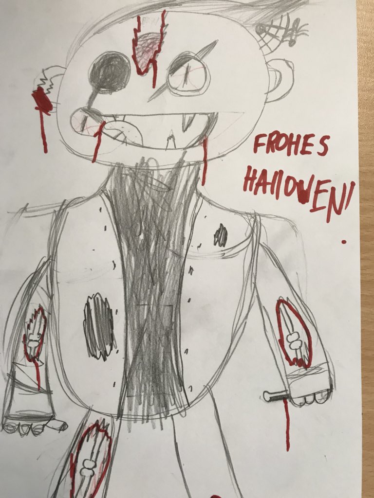 FHSLanguages's tweet photo. Our Year 7s did some spooky Halloween posters in their German lessons today whilst their peers are in Kingswood! https://t.co/i2CJMA1FGH