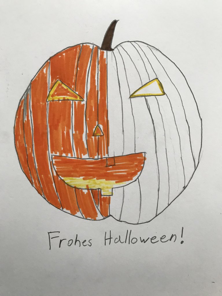 FHSLanguages's tweet photo. Our Year 7s did some spooky Halloween posters in their German lessons today whilst their peers are in Kingswood! https://t.co/i2CJMA1FGH