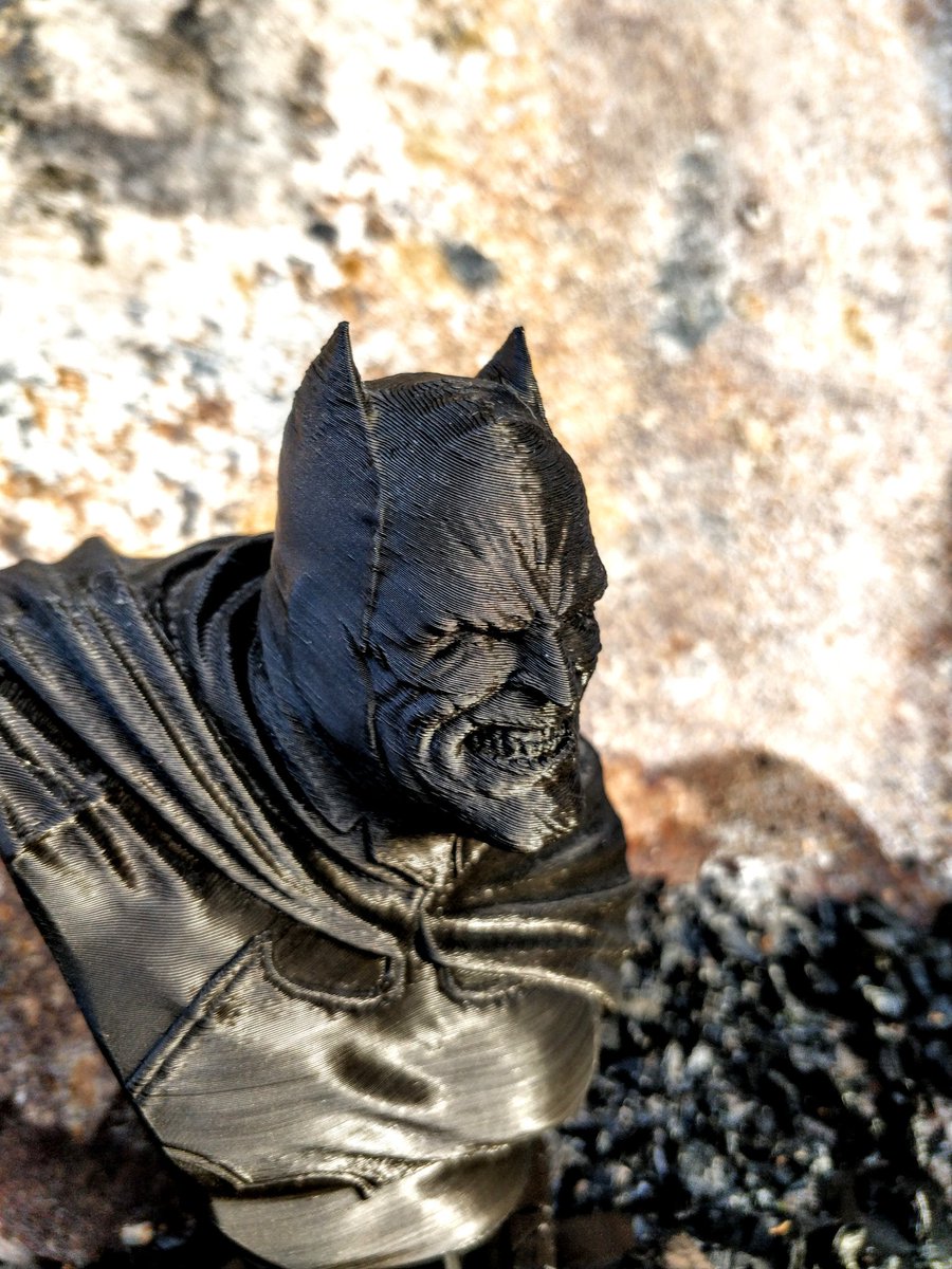 'The Dark Knight' bust by <a href="/eastman/">Eastman</a> on <a href="/MyMiniFactory/">MyMiniFactory</a> - Printed on my <a href="/Creality3dprint/">Creality Official Store #creality3d</a> #ender2 (with <a href="/WhamBamSystems/">Wham Bam Systems</a> and <a href="/captubes/">Capricorn Bowden - Captubes</a>) using #3DQF 'Regal Black PLA' 
-
#batman #eastman #thedarkknight #TheDarkKnightRises #3Dprinting #3dmodeling #gotham #dccomics #fanart