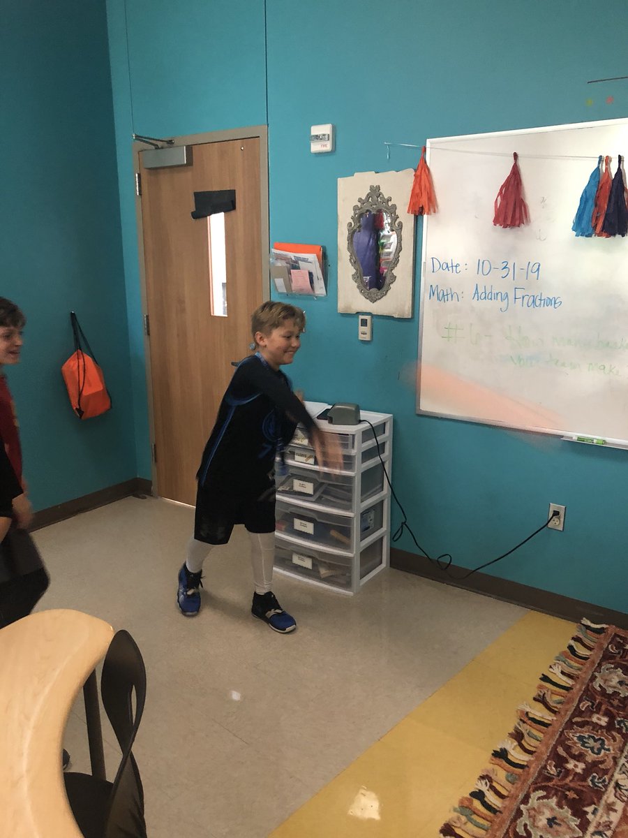 smgerberding's tweet photo. Took a  little brain break! Kinda..
My GT students rocked the Pumpkin Escape Room today! They had to solve logic problems, make inferences, answer riddles, solve equations , mixed with a little pumpkin trash can basketball ❤️👻🎃@KellerISDAdvAca https://t.co/nGzjhkWZcs