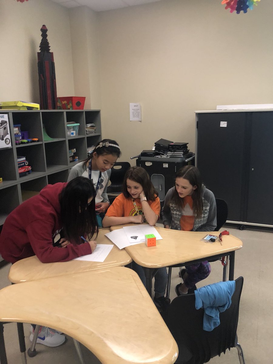 smgerberding's tweet photo. Took a  little brain break! Kinda..
My GT students rocked the Pumpkin Escape Room today! They had to solve logic problems, make inferences, answer riddles, solve equations , mixed with a little pumpkin trash can basketball ❤️👻🎃@KellerISDAdvAca https://t.co/nGzjhkWZcs