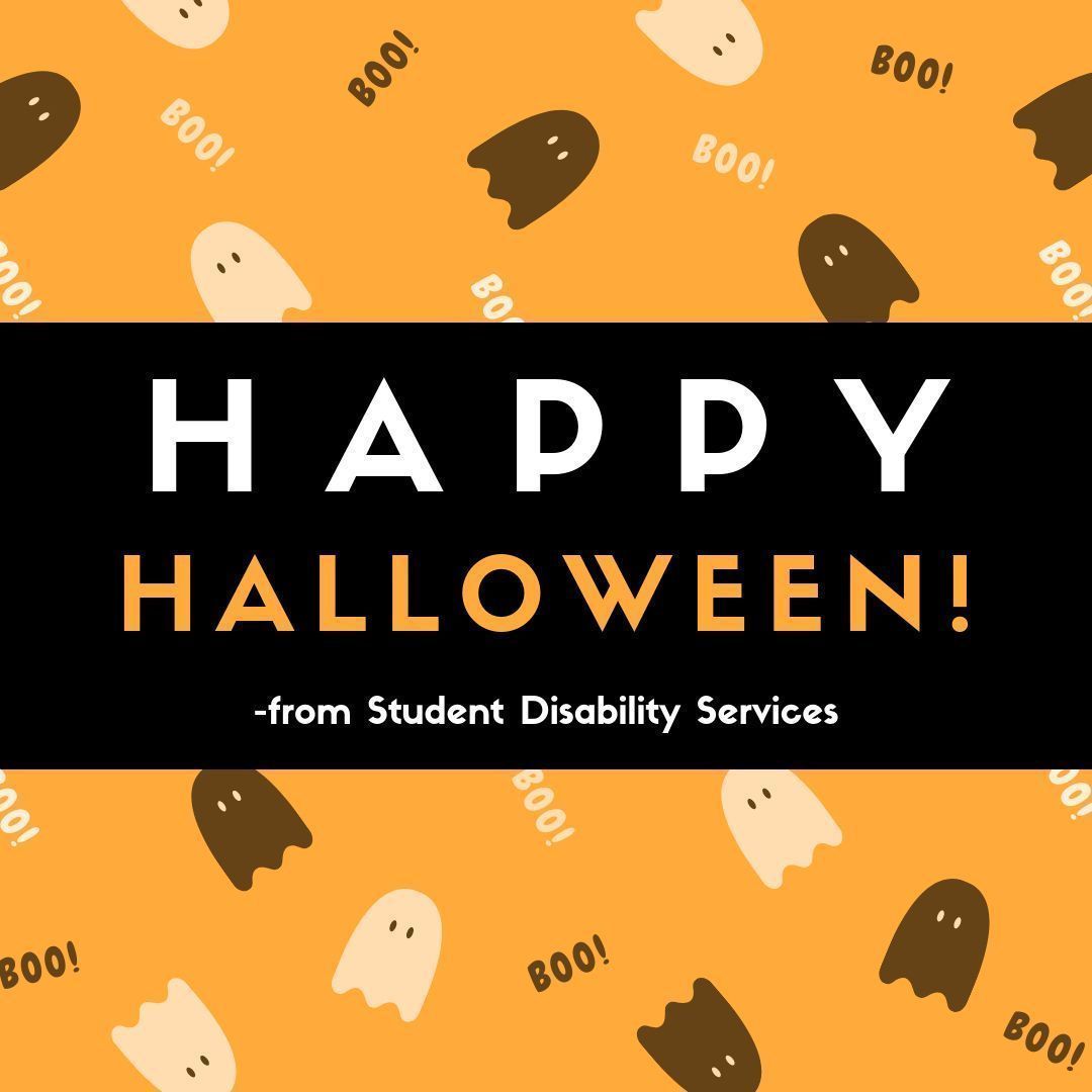 ttu_sds's tweet photo. Wishing you a very Happy Halloween from Student Disability Services! ๐๐ป๐ญ
.
.
.
#happyhalloween๐ #ttusds #sds #texastech #studentdisabilityservices #disabilityservices #lubbock #lubbocktx #ttu https://t.co/5f11gkJfGe