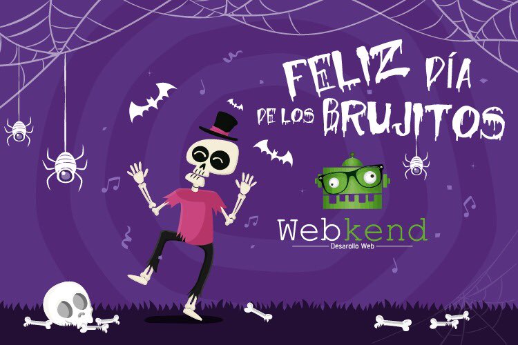 Webkend's tweet photo. ¡Que tengan un buen día de #Halloween les desea #Webkend! 🎃👻 .
.
.
#DesarrolloWeb #DesarrolloDeSoftware #DiseñoWeb #DiseñoGráfico #MarketingDigital #PublicidadOnLine #Software #Web #Publicidad #EstrategiasDigitales https://t.co/oSBlytUdor
