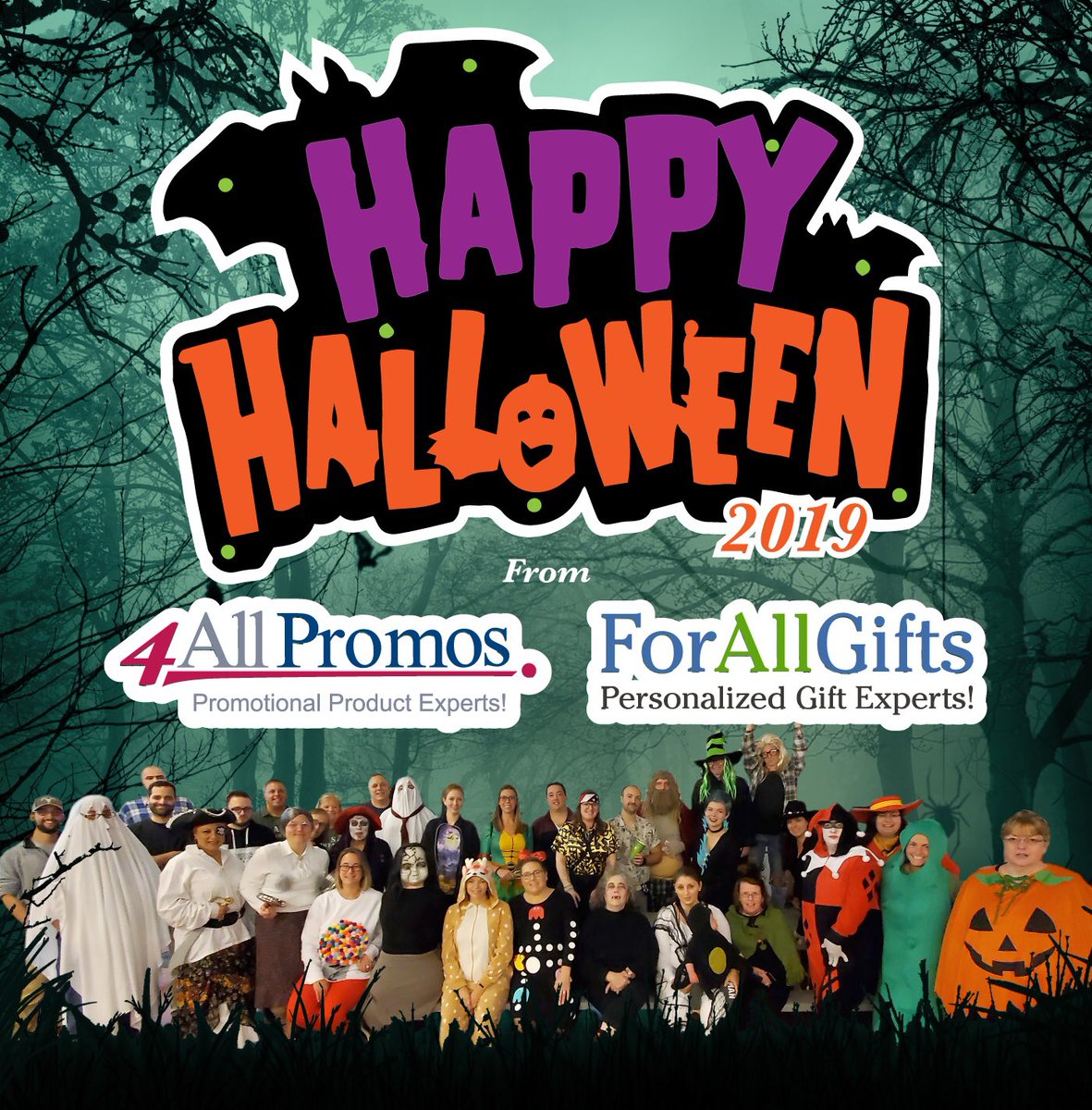 4AllPromos's tweet image. Happy Halloween from all of us at 4AllPromos! 🎃👻