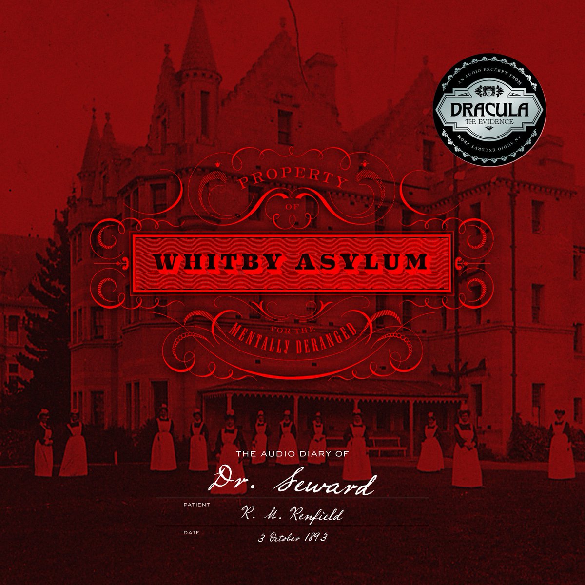 Headcase_Design's tweet image. More from “Dracula: The Evidence,” the @kickstarter we’re designing. Dr. Seward’s audio notes on his patient Renfield as a limited double-vinyl set, including 10 illustrative prints and exclusive ephemeral documents. #thebloodisthelife #printisundead

kickstarter.com/projects/beehi…